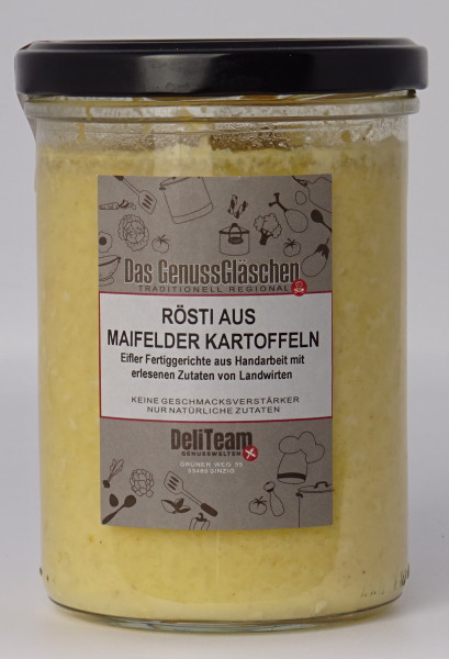 Traditionelles Rösti aus Maifelder Kartoffeln